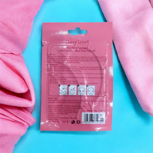 Under-Eye Puffing Gel Patch Rose Themed
