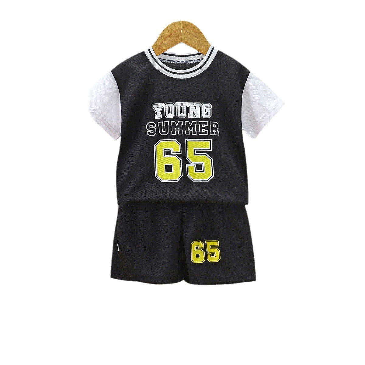 Kids Sports Shorts & T-Shirt Set 3 Pcs Summer