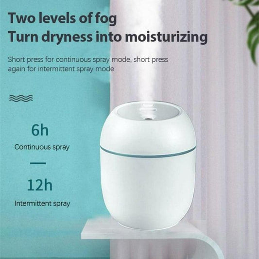 Foldable Air Humidifier White Rechargeable ABS