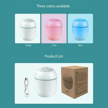 Foldable Air Humidifier White Rechargeable ABS