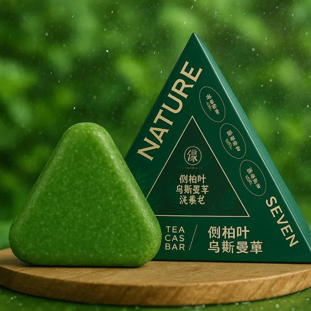 Neem Soap Bar 10ml Synthetic Green Triangle