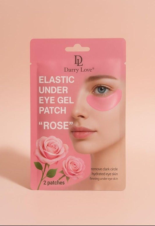 Elastic Under Eye Gel Patch Rose for Dark Circle Reduction