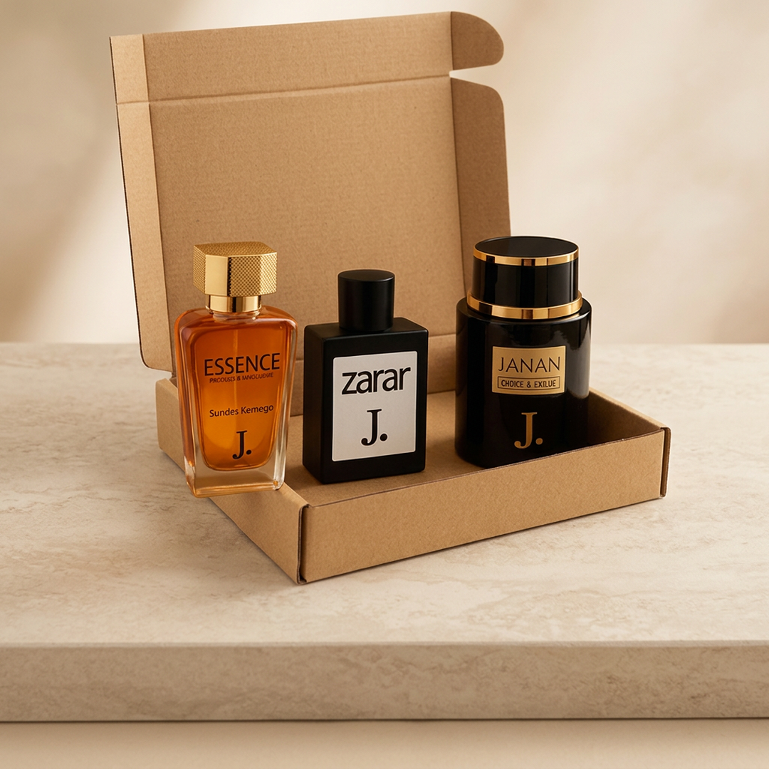 Floral Unisex Perfume 3-Piece Set Long Lasting