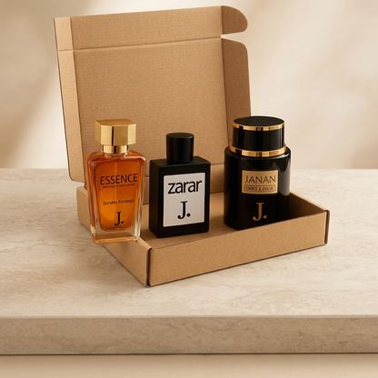 Floral Unisex Perfume 3-Piece Set Long Lasting
