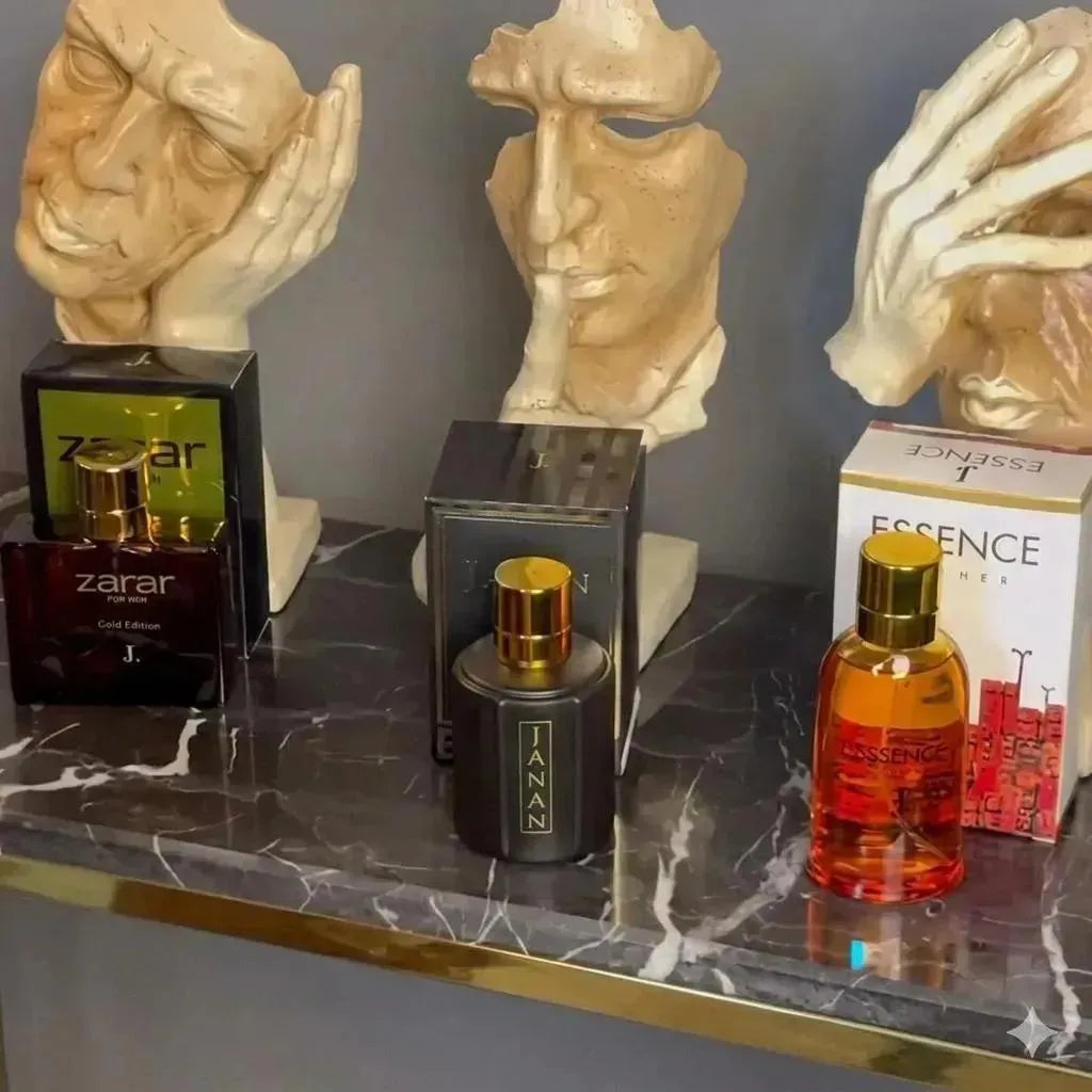 Floral Unisex Perfume 3-Piece Set Long Lasting