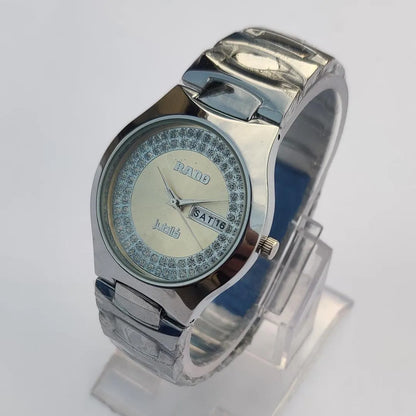 Rado Men's Stainless Steel Watch Silver Crystal Dial
