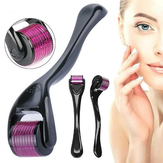 Derma Roller for Hair Growth Black Waterproof Revitalize Skin