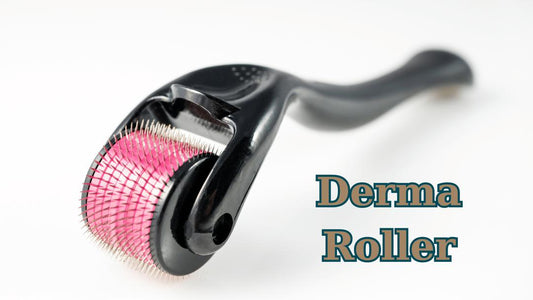 Derma Roller for Hair Growth Black Waterproof Revitalize Skin
