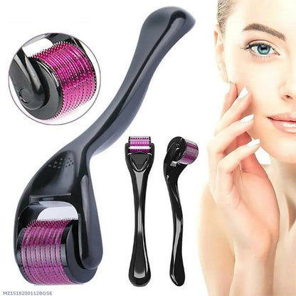 Derma Roller for Hair Growth Black Waterproof Revitalize Skin