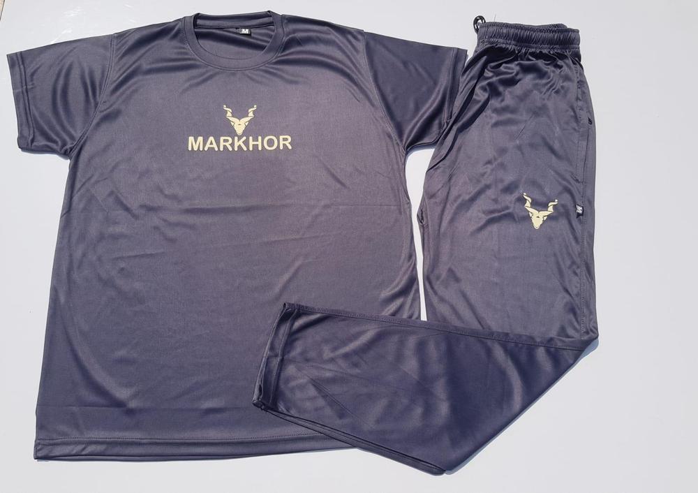 Markhor Men Micro Interlock Track Suit Navy Blue