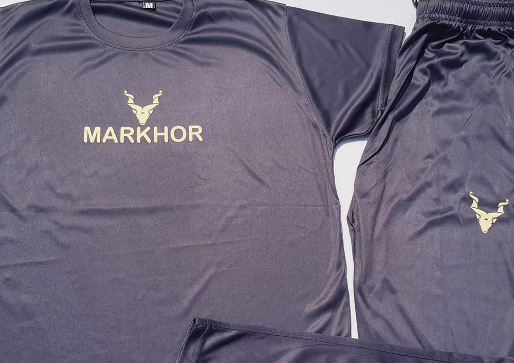 Markhor Men Micro Interlock Track Suit Navy Blue