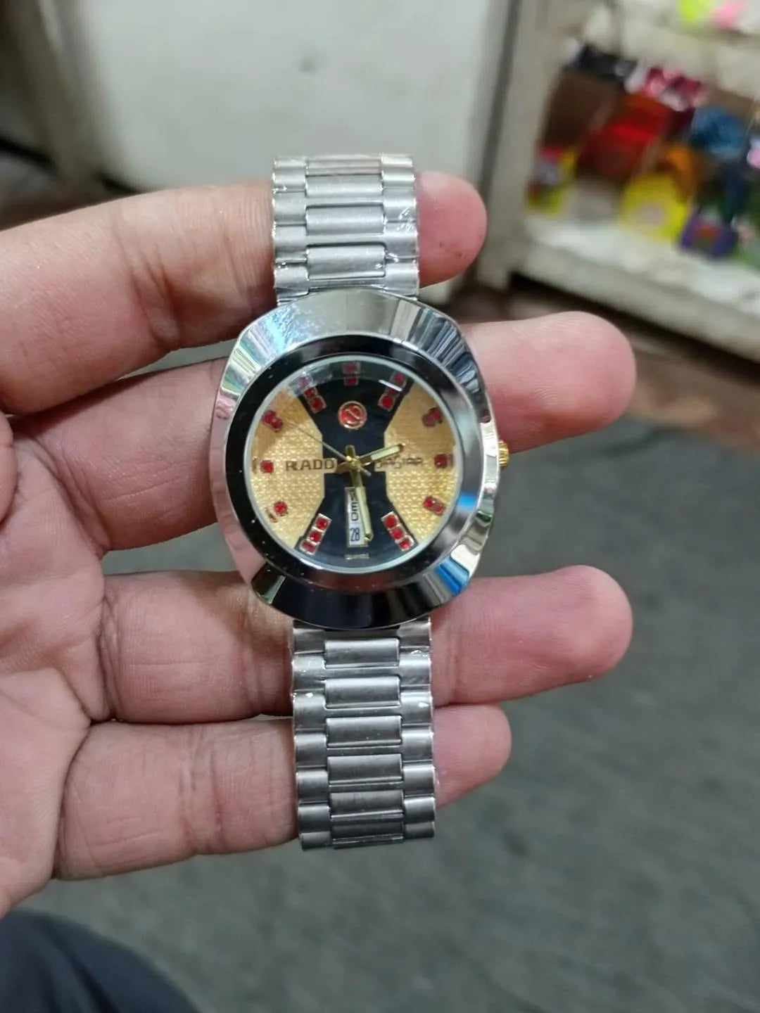 Rado DiaStar Scratchproof Watch with Stainless Steel Band
