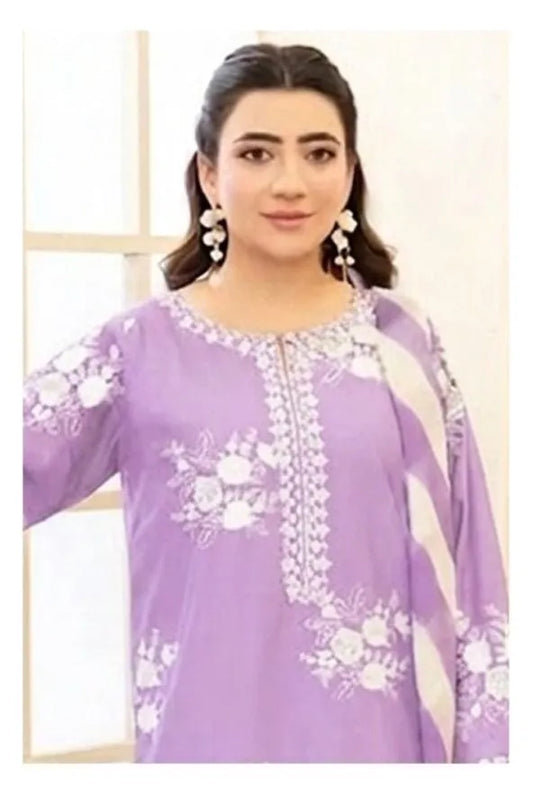 ZARASHAHJAHAN 3 Pcs Unstitched Embroidered Suit