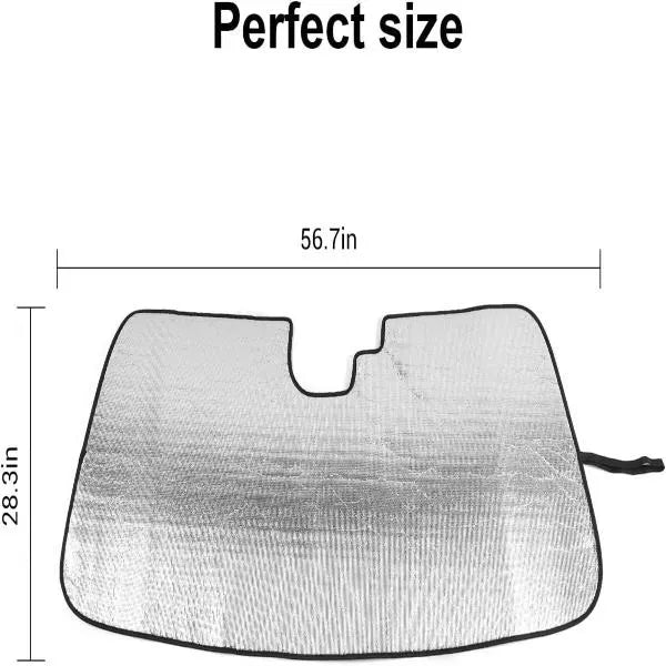 Grey Windshield Sunvisor for Jeep Cherokee 2014-2023