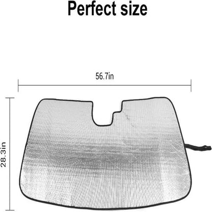Grey Windshield Sunvisor for Jeep Cherokee 2014-2023