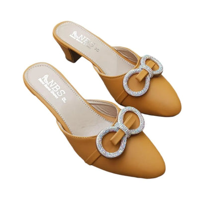 Women's Yellow Rhinestone Heels Size 6-11