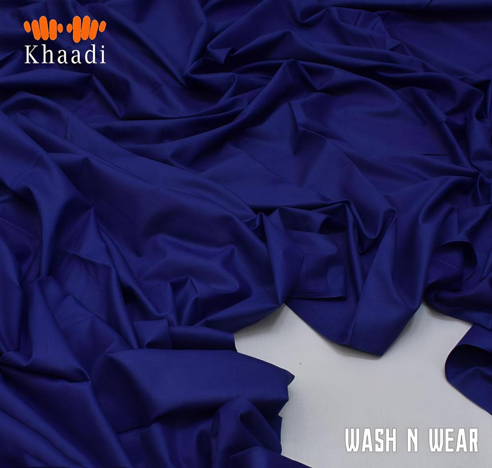 Men's Unstitched Wash And Wear Plain Suit