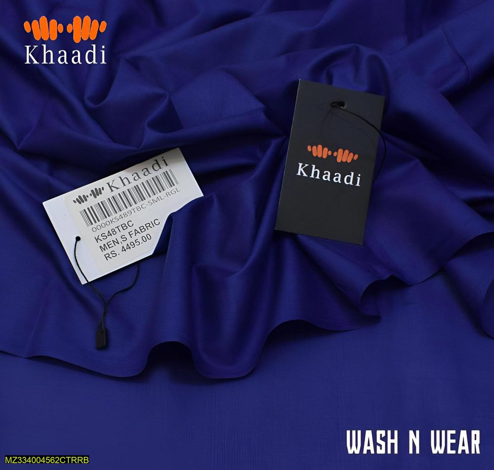 Men's Unstitched Wash And Wear Plain Suit