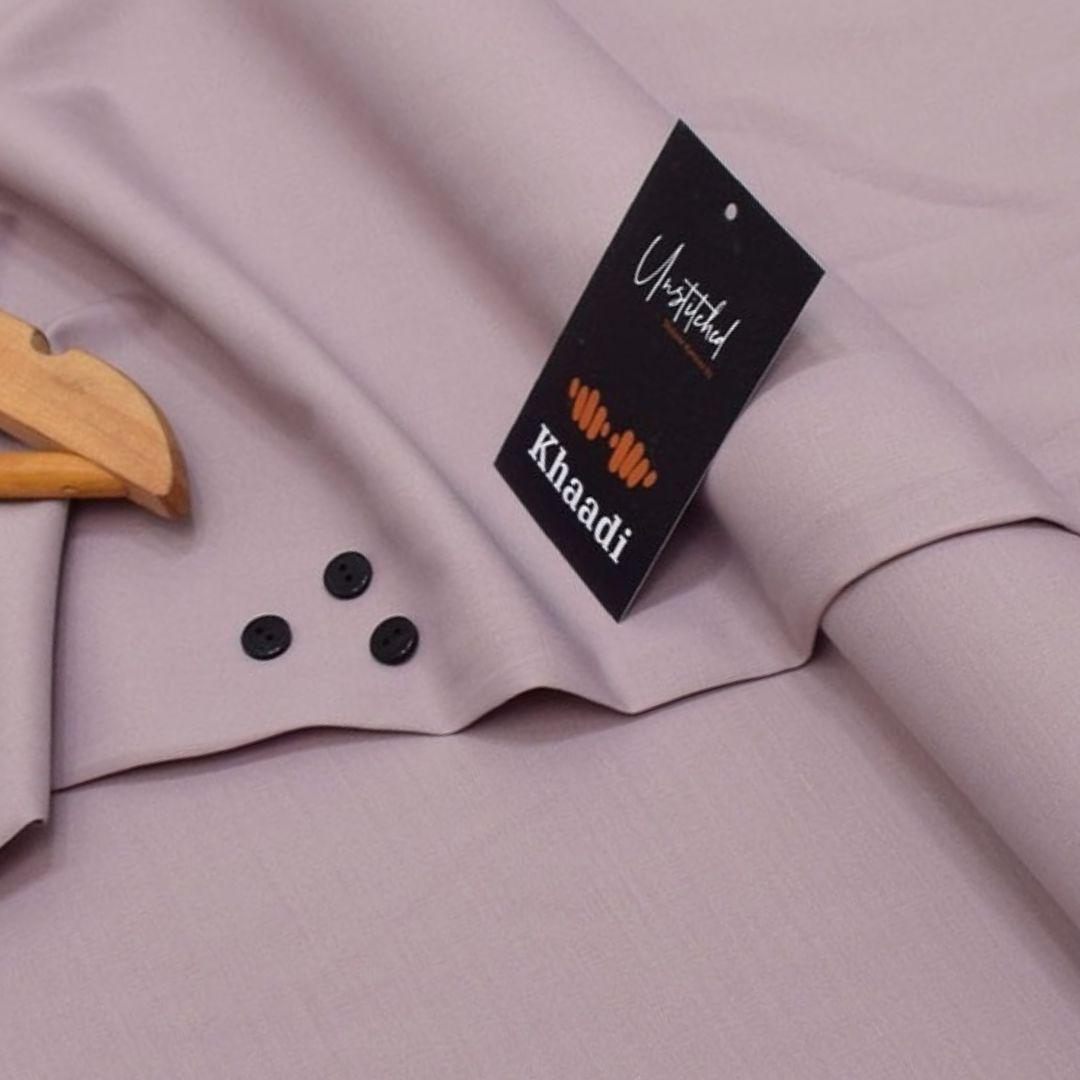 Lilac Wash & Wear Men Suit with Buttons