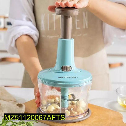 Manual Hand Chopper for Kitchen Use ABS Plastic
