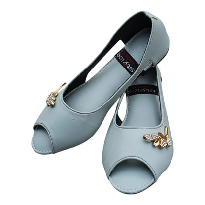 Women's Trendy PVC Flat Shoes Size 6-11