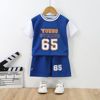 Kids Sports Shorts & T-Shirt Set 3 Pcs Summer