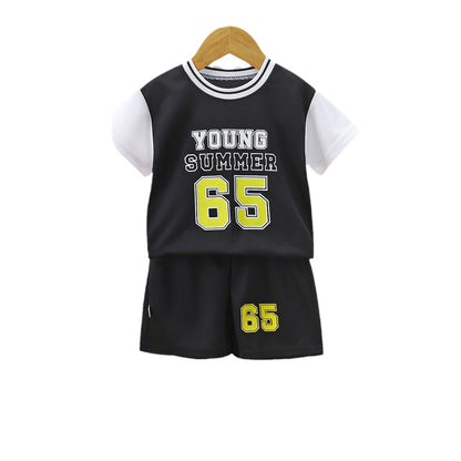 Kids Sports Shorts & T-Shirt Set 3 Pcs Summer
